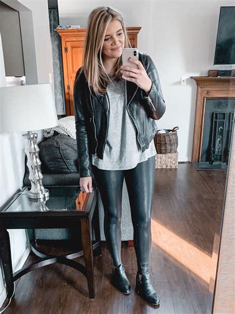 leather leggings style ideas